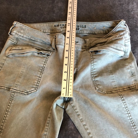 Women’s size 6 American Eagle outfitters green jeans - Picture 6 of 12